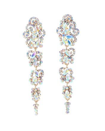 Crystal Rhinestone Post Earrings