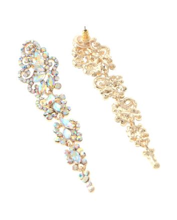 Crystal Rhinestone Post Earrings