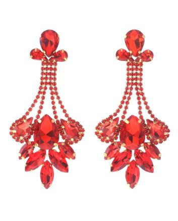Rhinestone Post Earrings