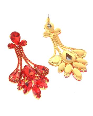 Rhinestone Post Earrings