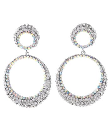 Rhinestone Post Earrings