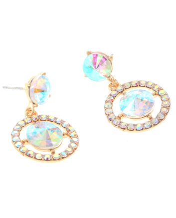 Crystal Rhinestone Post Earrings