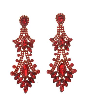 Crystal Rhinestone Drop Earrings