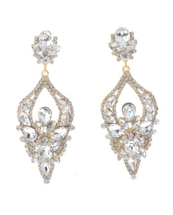 Rhinestone Post Earring