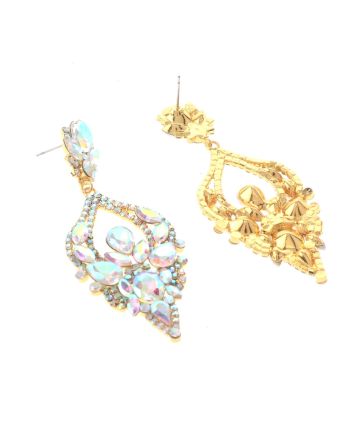 Rhinestone Post Earring