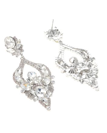 Rhinestone Post Earring