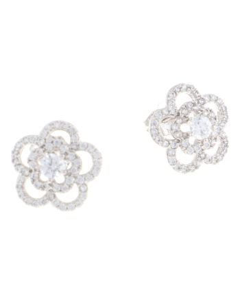 Rhodium Plated Earrings