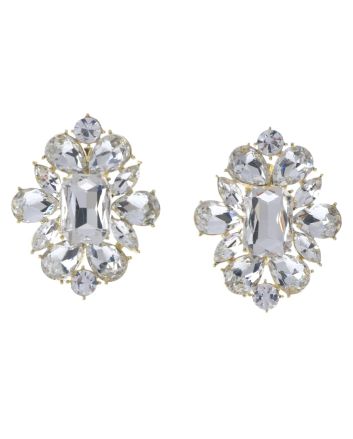 Crystal Clip-On Earrings