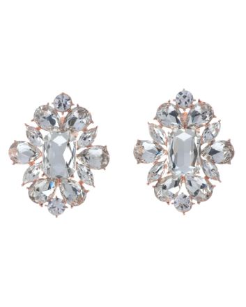 Crystal Clip-On Earrings