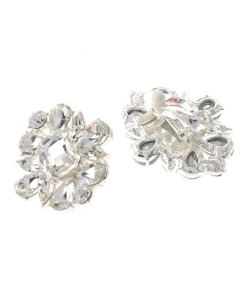 Crystal Clip-On Earrings