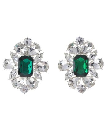 Crystal Clip-On Earrings