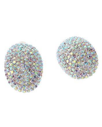 Rhinestone Clip-On Earrings