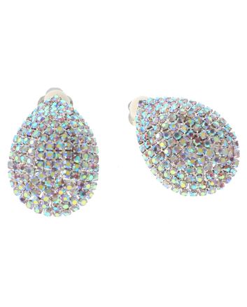 Rhinestone Clip-On Earrings