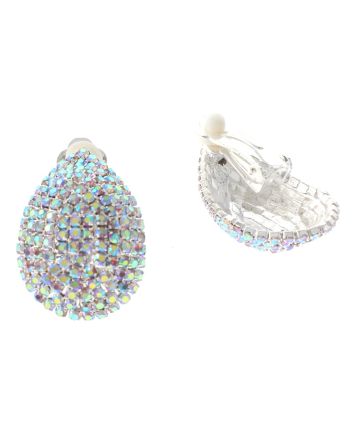Rhinestone Clip-On Earrings