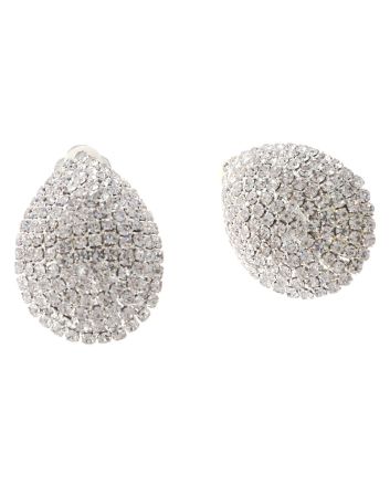 Rhinestone Clip-On Earrings