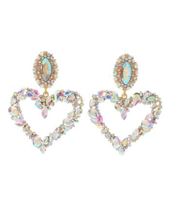 Rhinestone Post Earrings