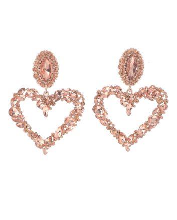 Rhinestone Post Earrings