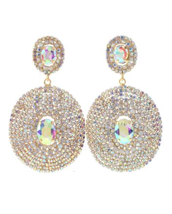 Rhinestone Post Earrings