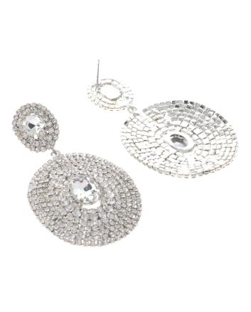 Rhinestone Post Earrings
