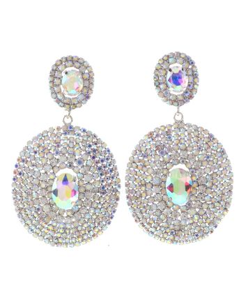 Rhinestone Post Earrings