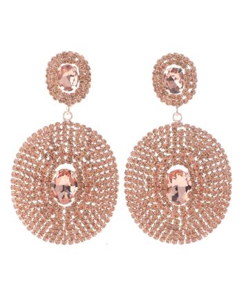 Rhinestone Post Earrings