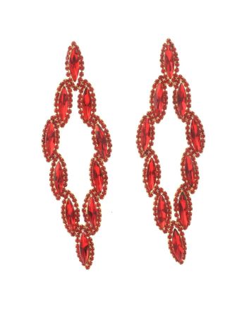 Rhinestone Post Earrings