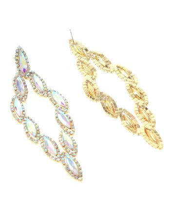 Rhinestone Post Earrings