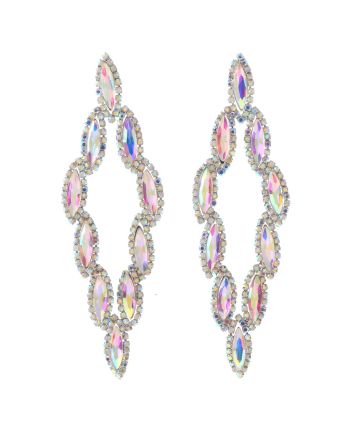 Rhinestone Post Earrings
