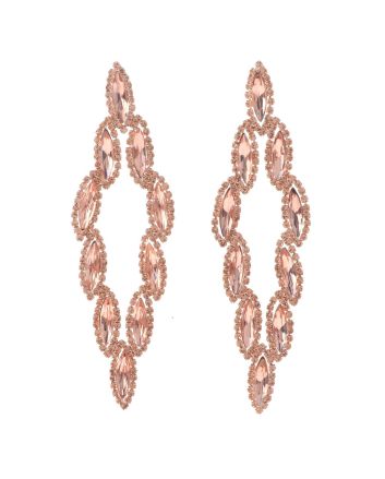 Rhinestone Post Earrings