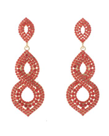 Rhinestone Post Earrings