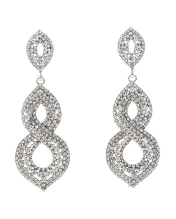 Rhinestone Post Earrings