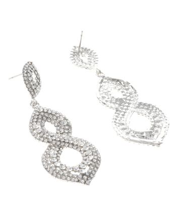 Rhinestone Post Earrings