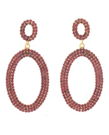 Rhinestone Post Earrings