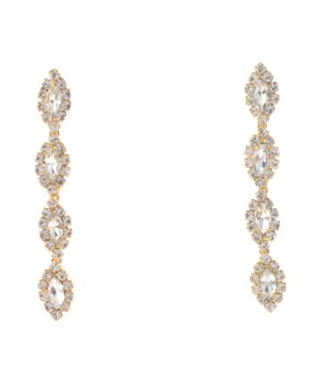 Rhinestone Post Earrings