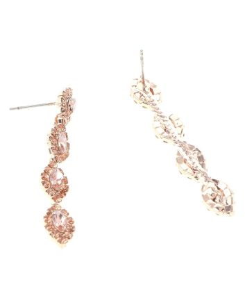 Rhinestone Post Earrings