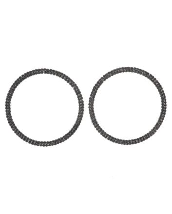 Rhinestone Hoop Earrings