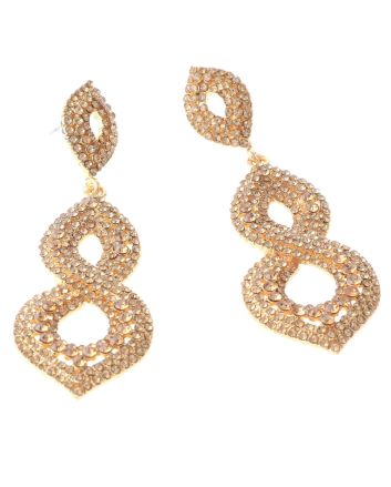 Rhinestone Post Earrings
