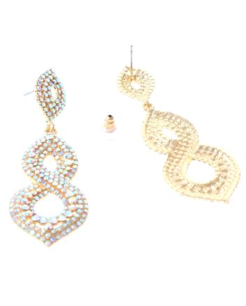 Rhinestone Post Earrings