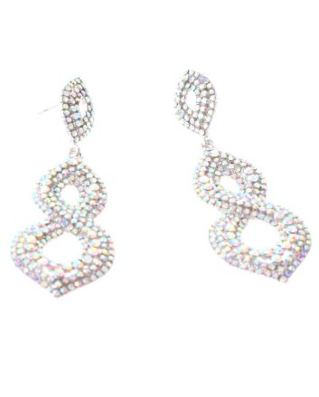 Rhinestone Post Earrings