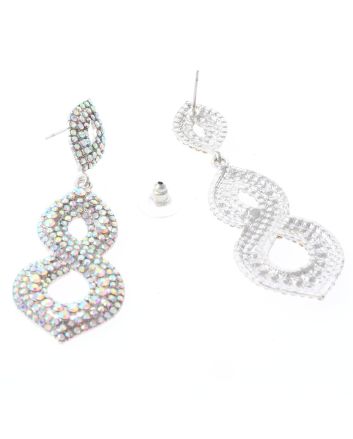 Rhinestone Post Earrings