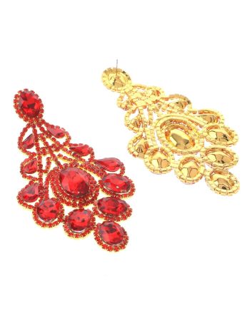 Rhinestone Post Earrings