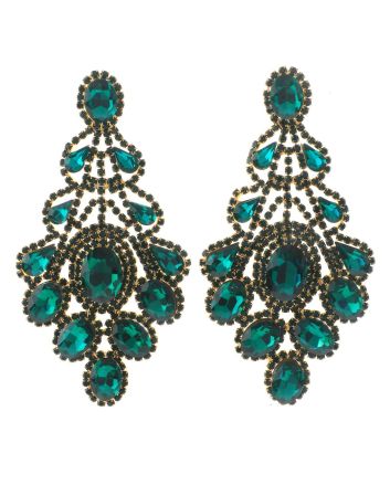 Rhinestone Post Earrings