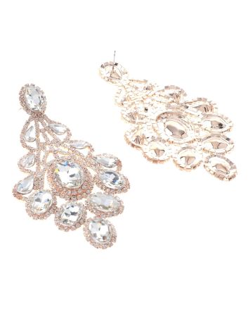 Rhinestone Post Earrings