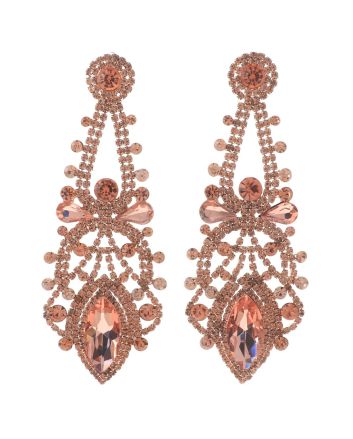 Large Chandelier Rhinestone Earring