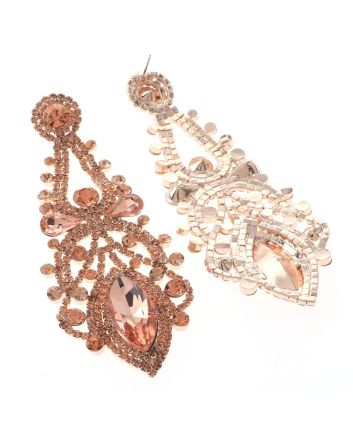 Large Chandelier Rhinestone Earring