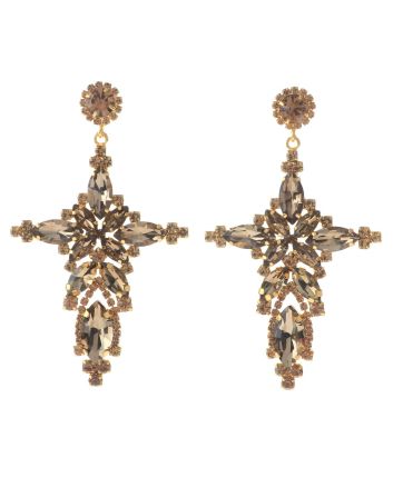 Large Chandelier Rhinestone Earring