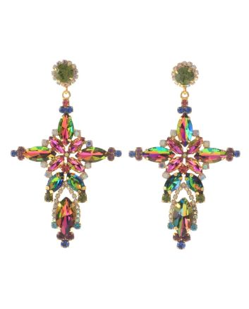 Large Chandelier Rhinestone Earring