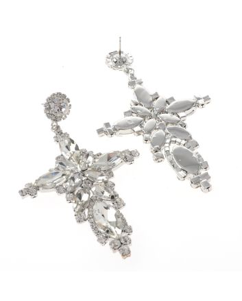 Large Chandelier Rhinestone Earring