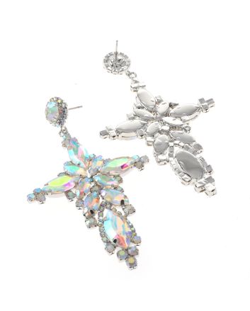 Large Chandelier Rhinestone Earring
