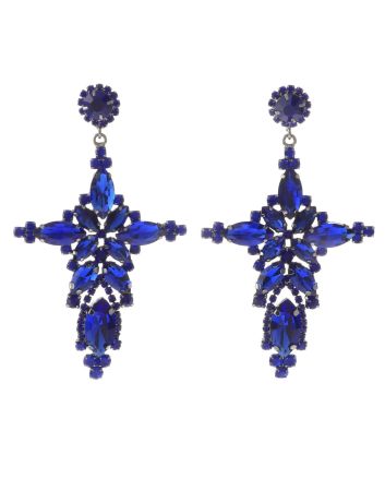 Large Chandelier Rhinestone Earring